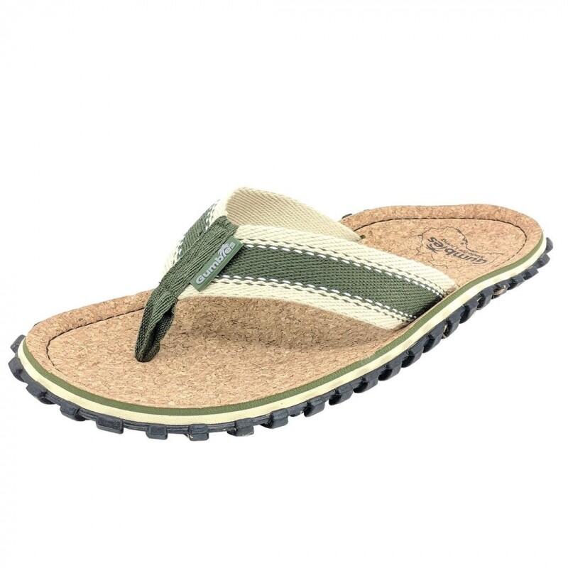 GUMBIES LIEGE KAKI TONGS HOMME 3/4