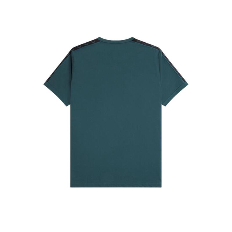 Camiseta de manga corta para Hombre Fred perry Ringer Verde