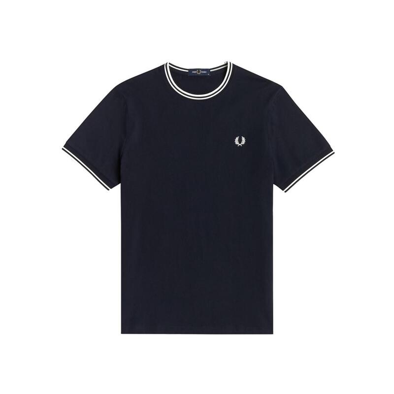 Camiseta para Hombre Fred perry Twin tipped Marino