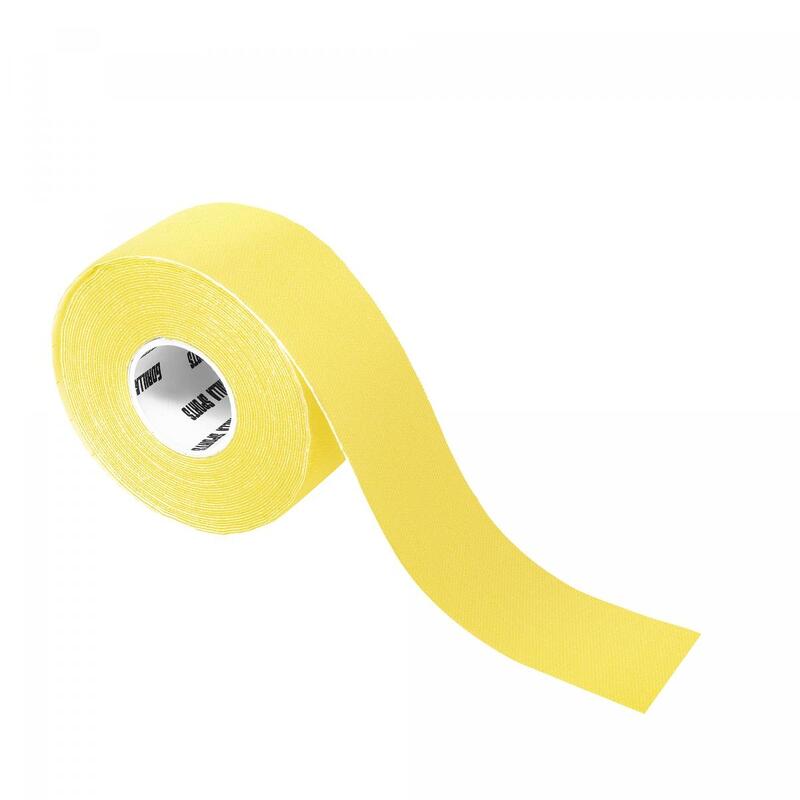 Taśma kinezjologiczna Gorilla Sports  2,5 cm żółta