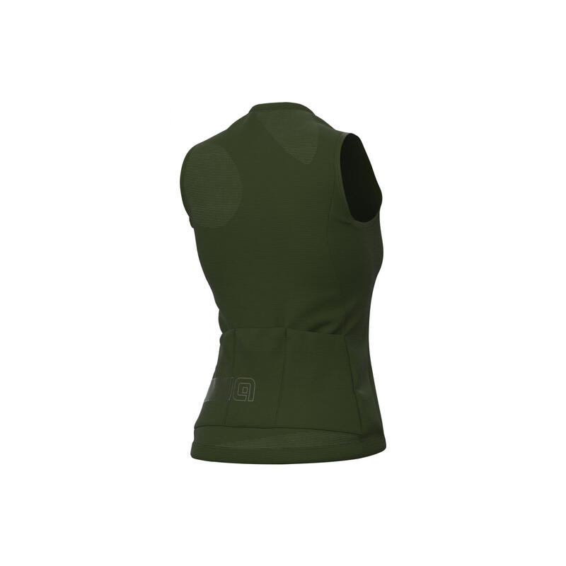 Maillot Femme Alé Color Block S/Less Vert Olive