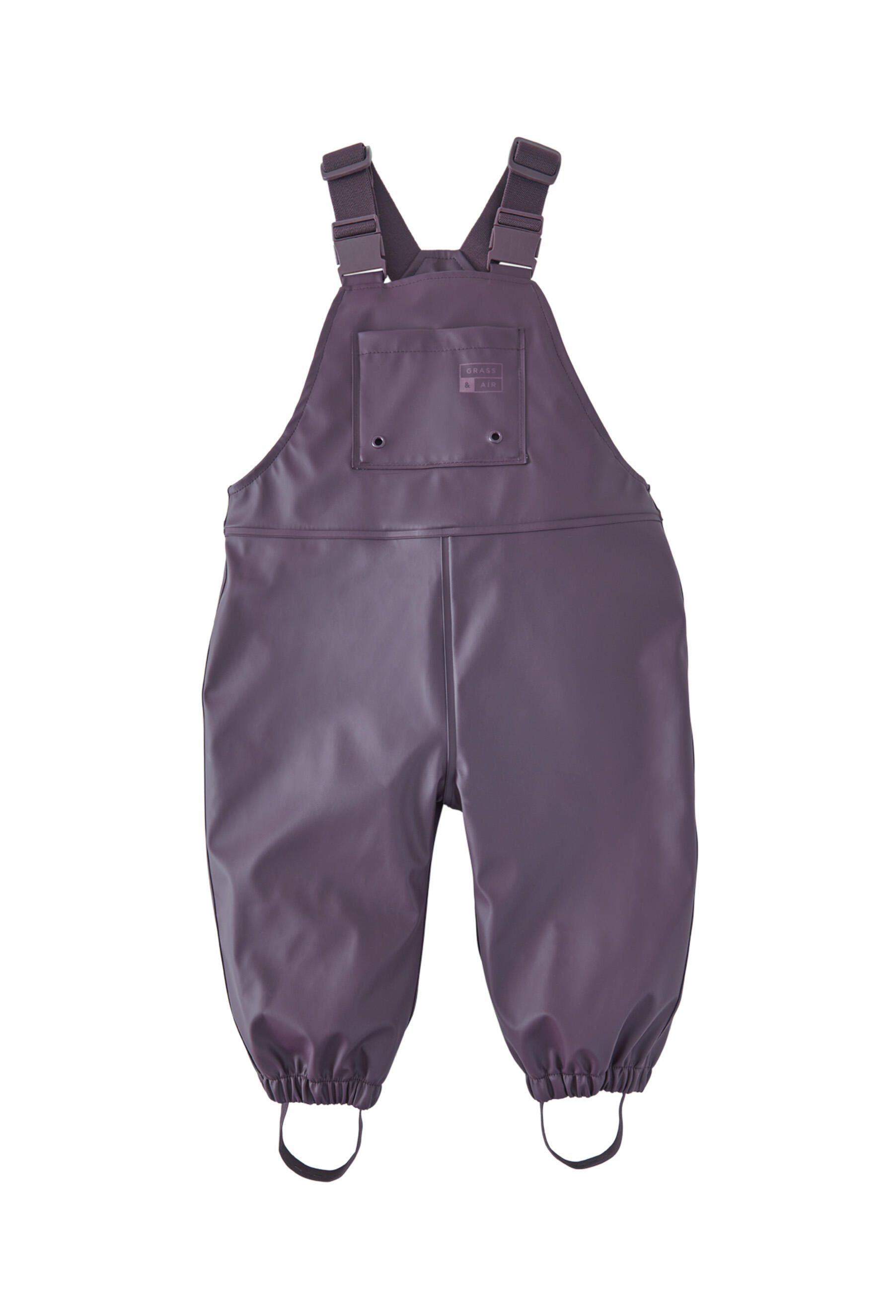 GRASS & AIR Little Kids Purple Waterproof Dungarees