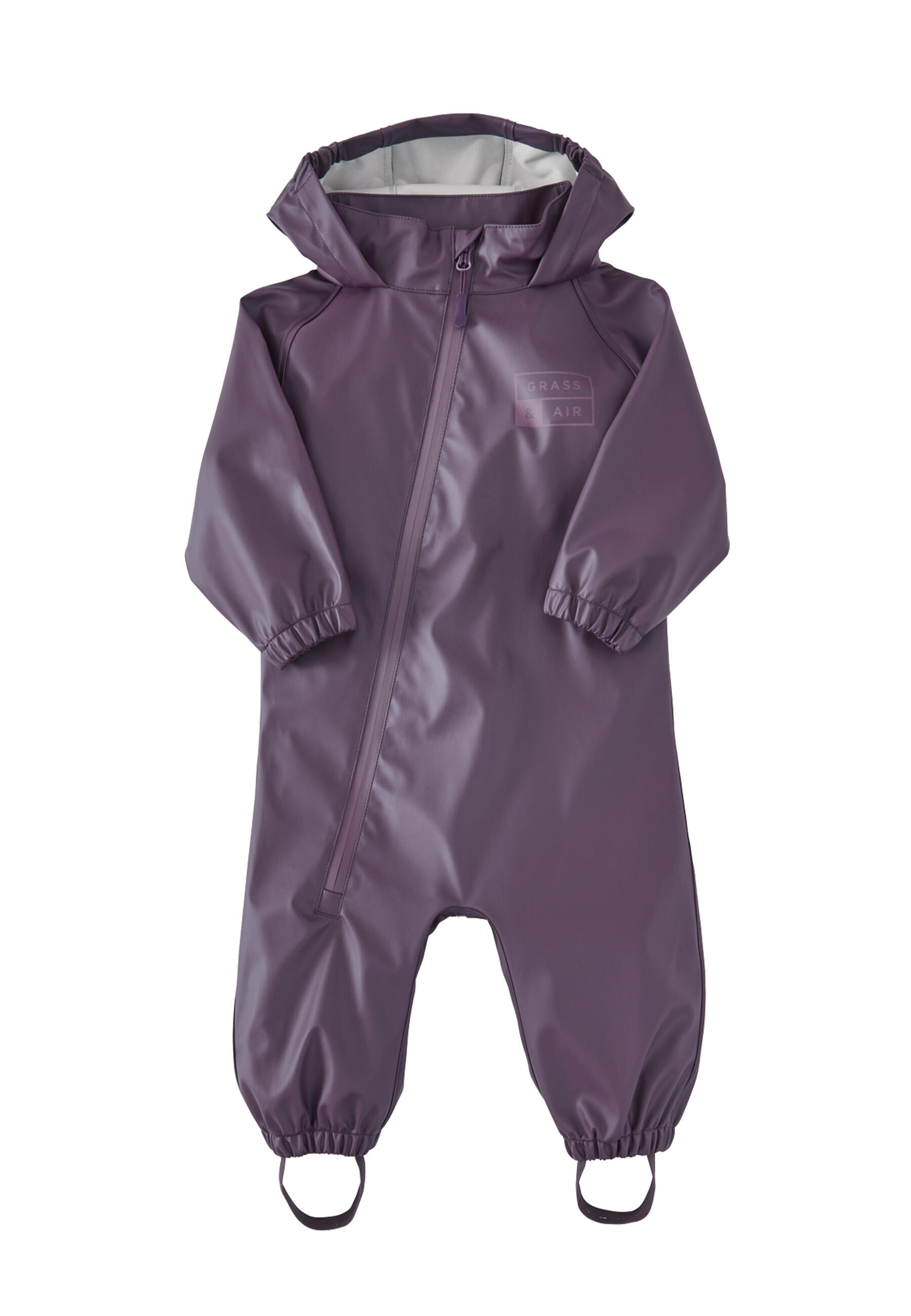 GRASS & AIR Little Kids Purple PuddleSuit