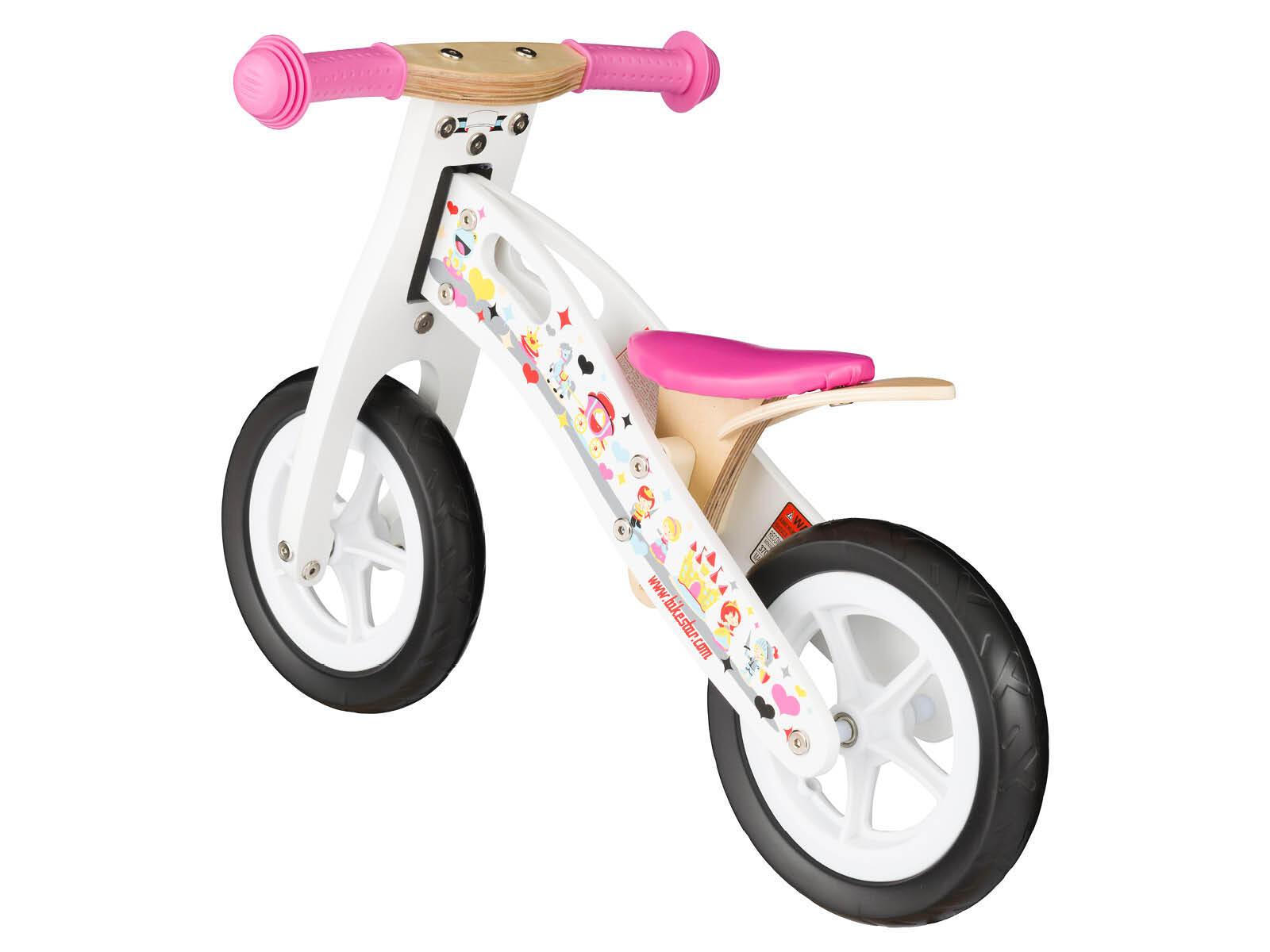 Bikestar, houten loopfiets, 10 inch wielen, prinses 2/5