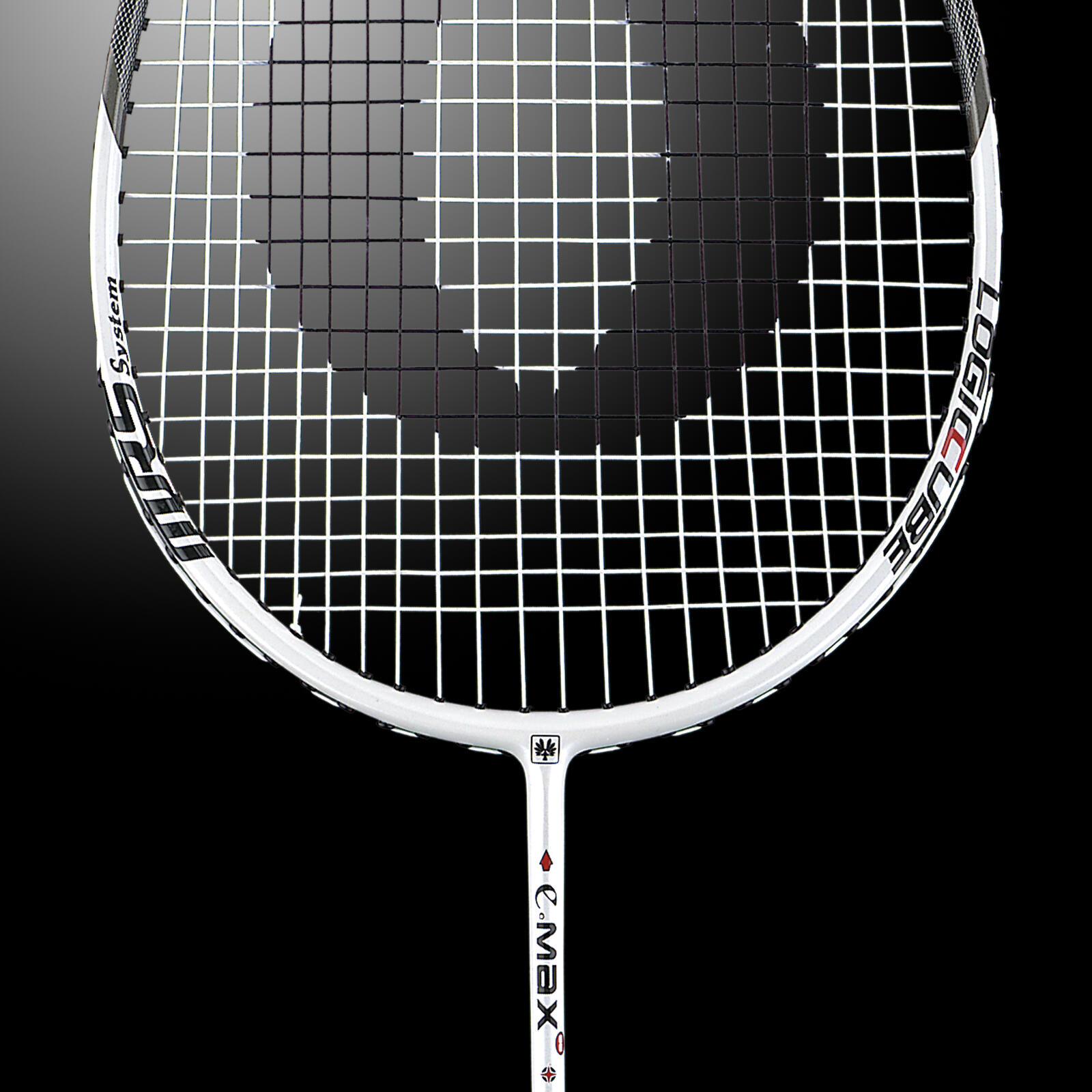 Raquette de badminton OLIVER - E-MAX 88 blanc/noir 4/6