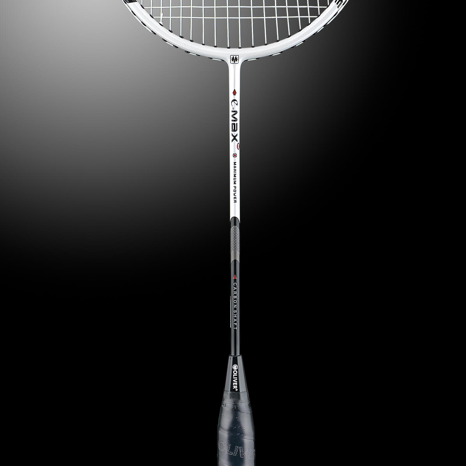 Raquette de badminton OLIVER - E-MAX 88 blanc/noir 5/6