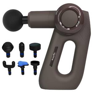 Lifelong Massage Gun Machine with Hot & Cold Massage Heads - Full Body Gun Massager for Deep Tissue Muscle Massage - Rechargeable Massager Gun for Pain Relief of Back, Neck, Shoulder, Hand, Foot & Leg