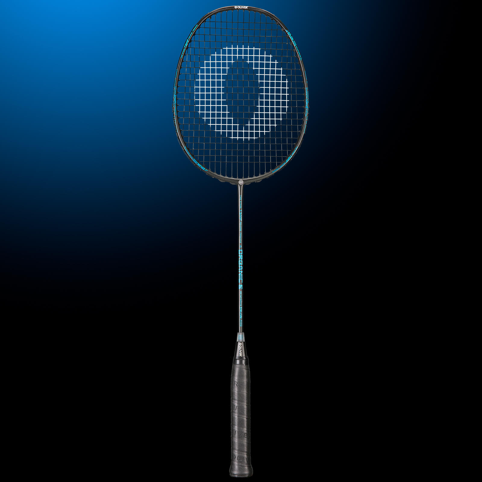 Raquette de badminton OLIVER - ORGANIC 6 noir/bleu 2/6