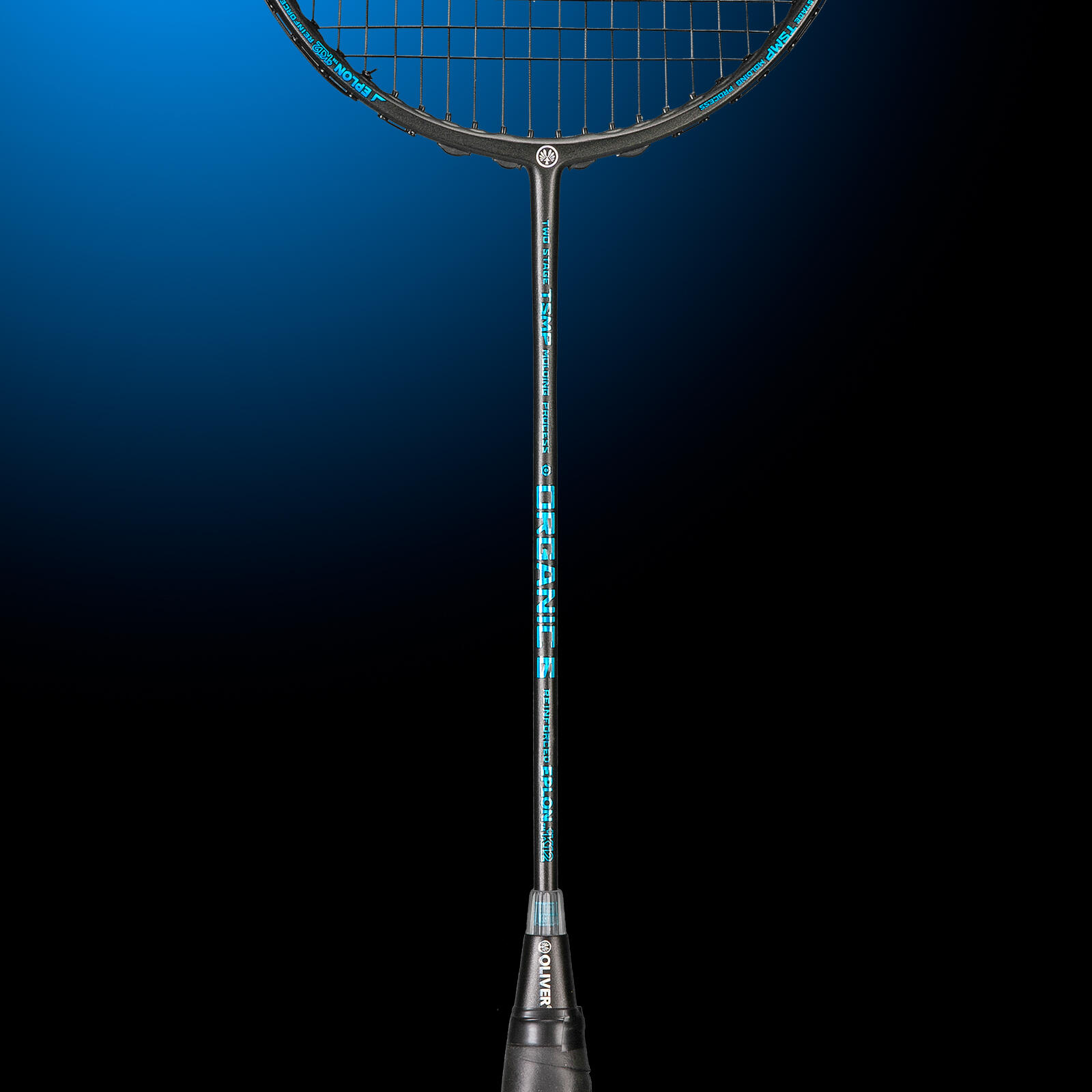 Raquette de badminton OLIVER - ORGANIC 6 noir/bleu 5/6