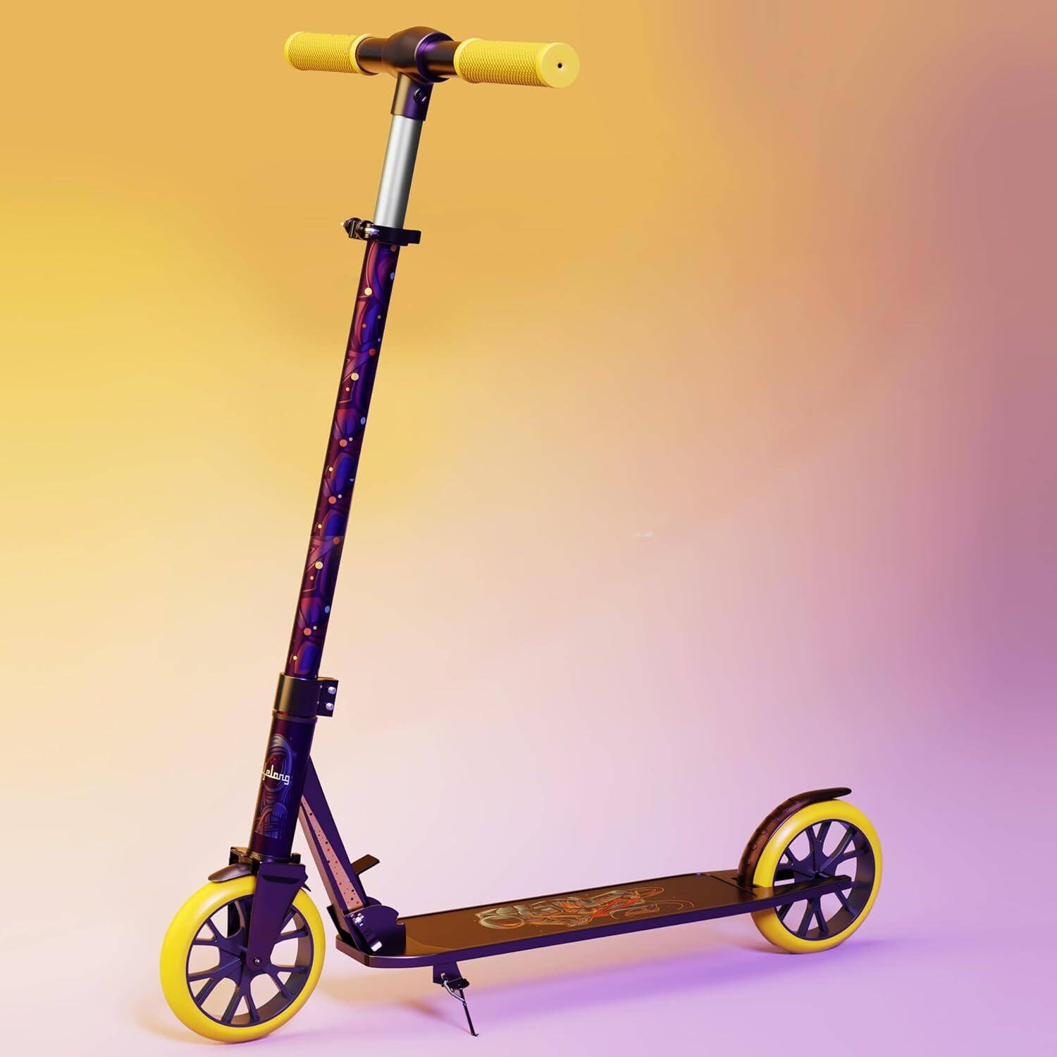 Lifelong Scooter for Kids 5+ Years - Foldable Aluminium Kids Scooter with Four Height Settings for Handle - Kick Scooter Capacit -  1
