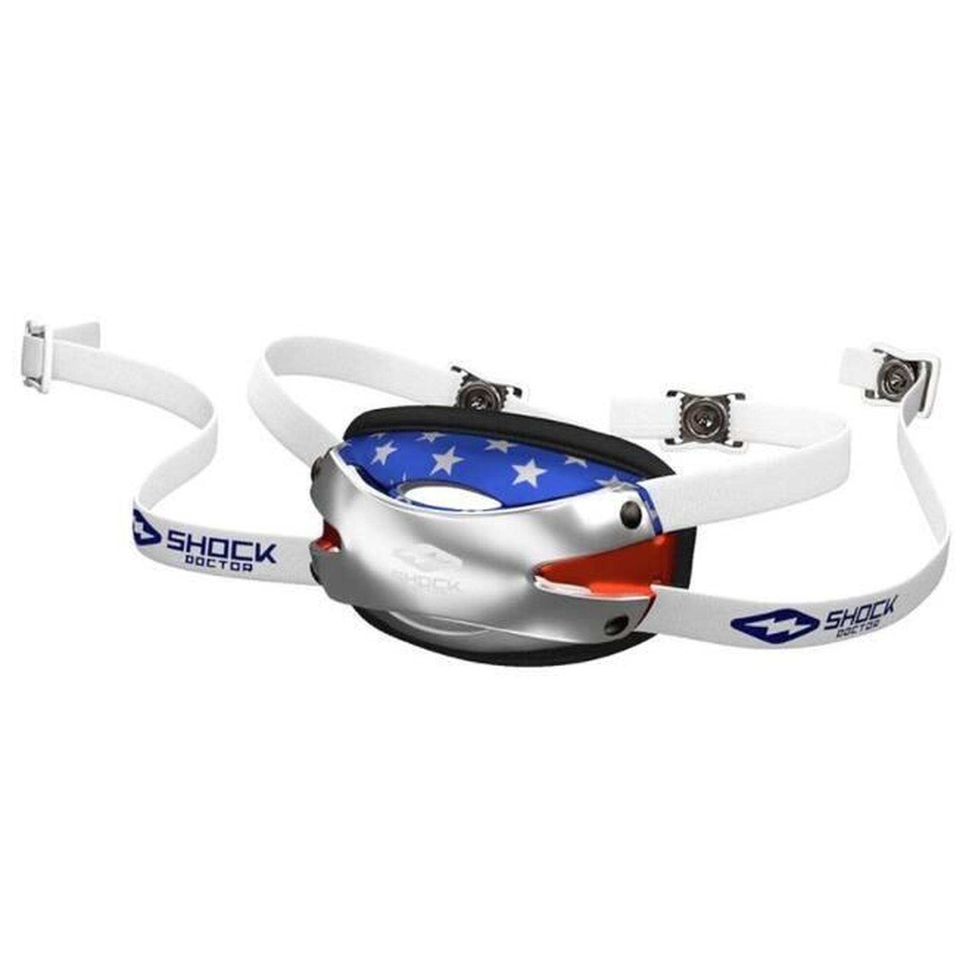 Shock Doctor Ultra Pro Showtime Kinband Jeugd Chroom Vlag