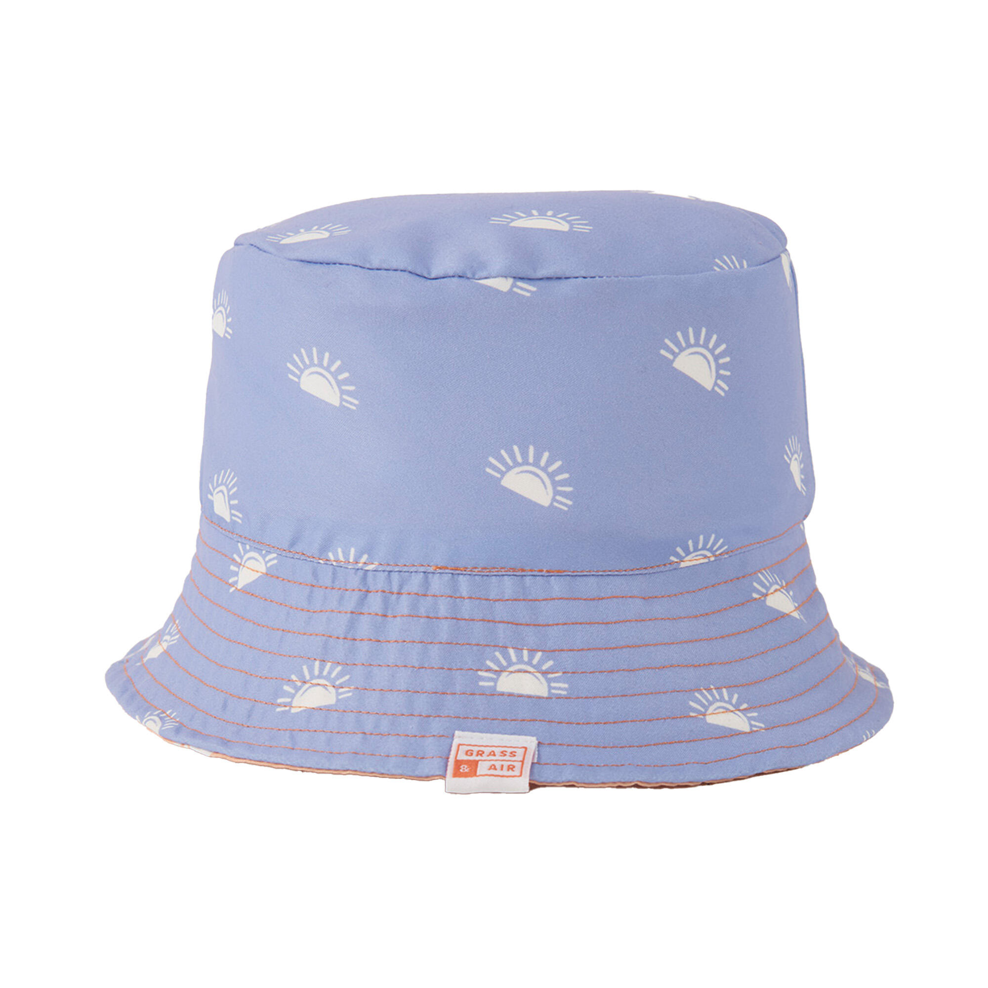 Lavender Printed Sun Hat 3/3