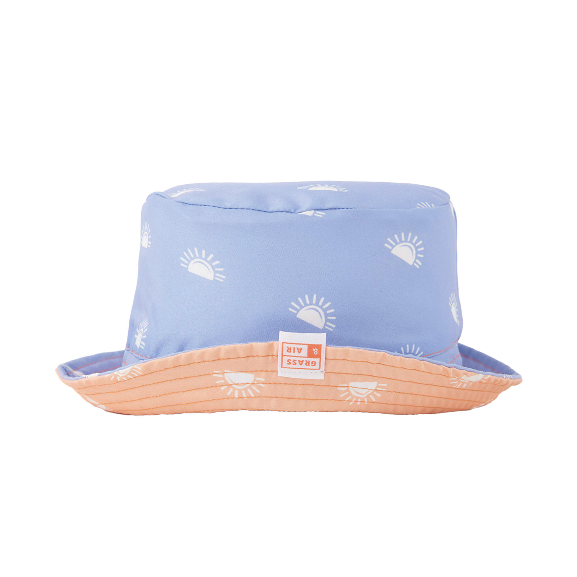 GRASS & AIR Lavender Printed Sun Hat