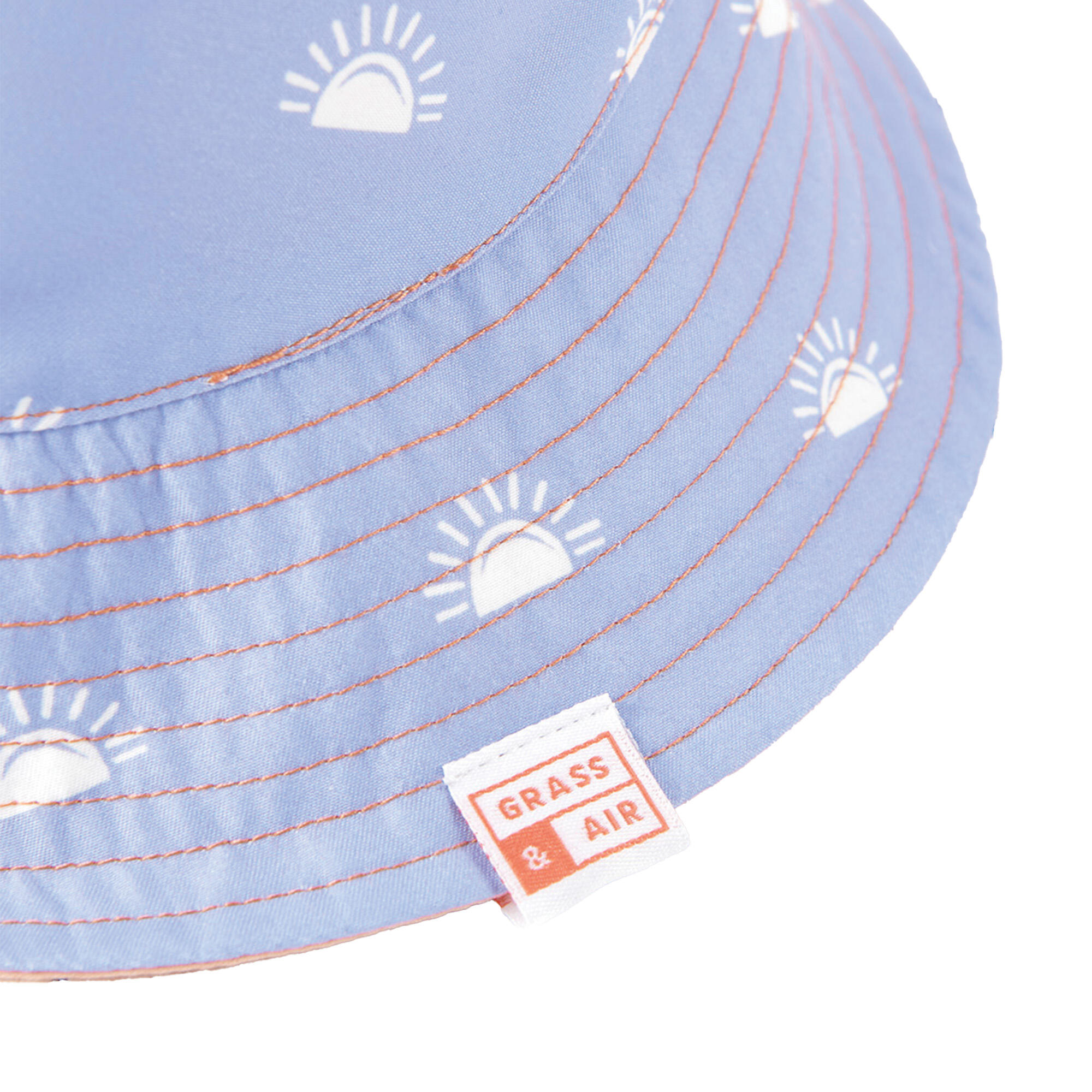 Lavender Printed Sun Hat 2/3