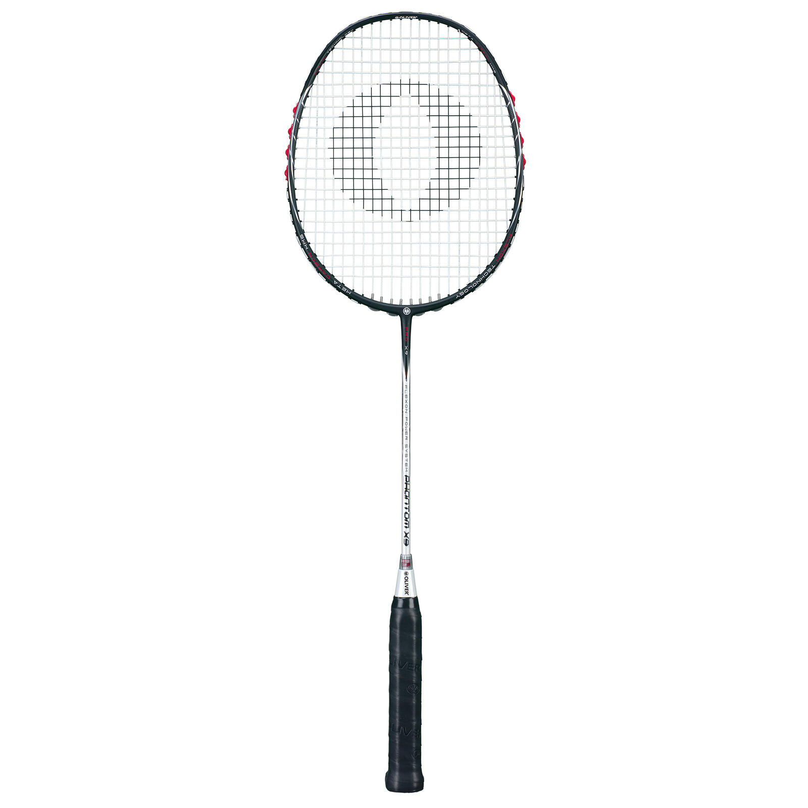 OLIVER Badmintonracket OLIVER - PHANTOM X9 zwart/wit
