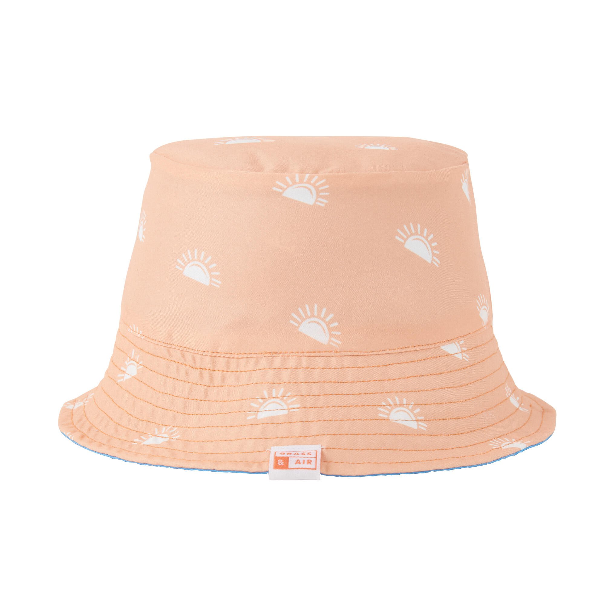 Peach Printed Sun Hat 3/3