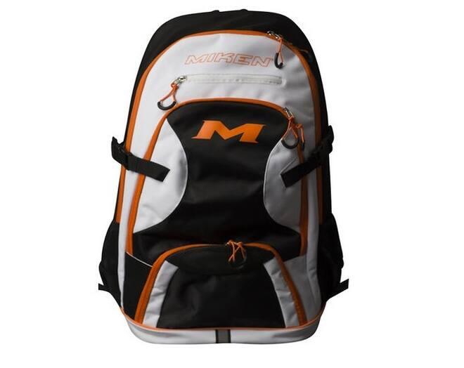 MIKEN Mochila Miken MKBG-BP Color Negro/Blanco/Naranja