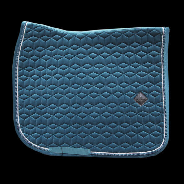 Tapis De Selle De Dressage Velours Kentucky Horsewear Violet Clair - Neuf