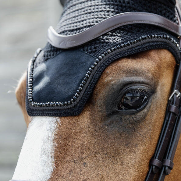 Wellington Oornetje - Velvet Pearls - Roze - Voor Paard 2/7