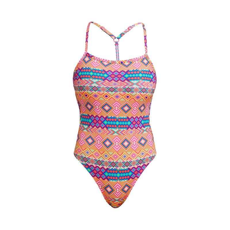 Funkita Ladies Twisted One Piece Devil In Detail