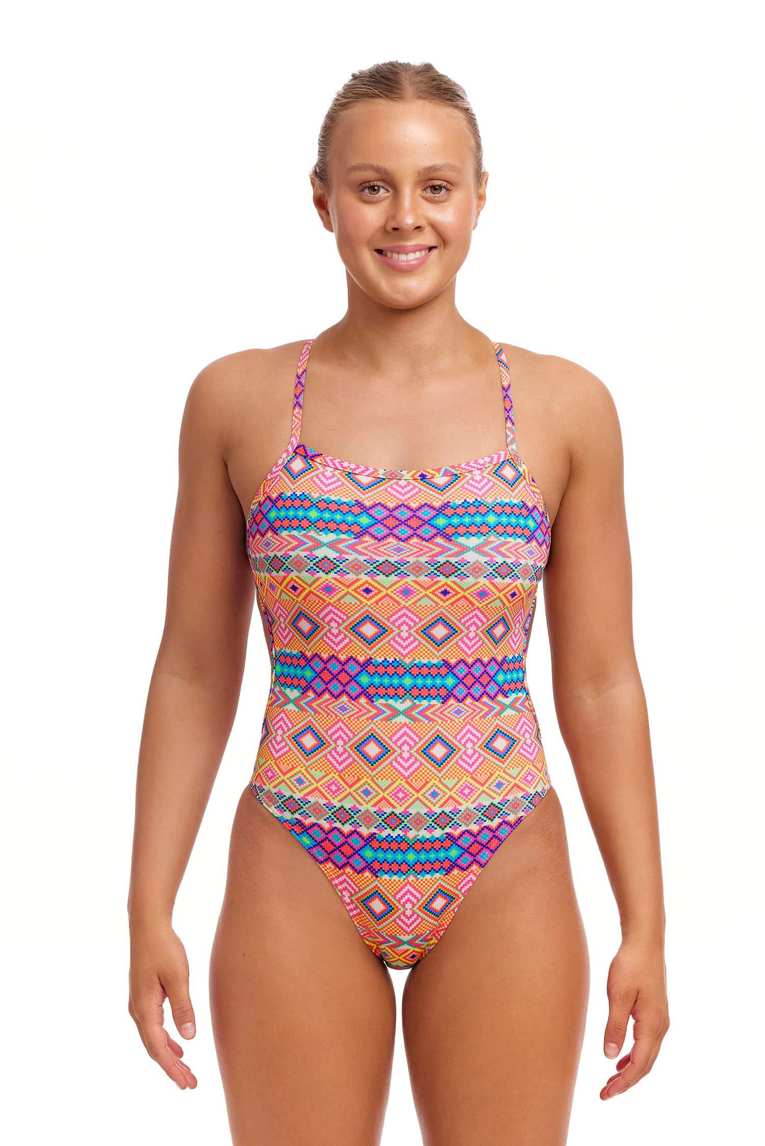 FUNKITA Funkita Ladies Twisted One Piece Devil In Detail