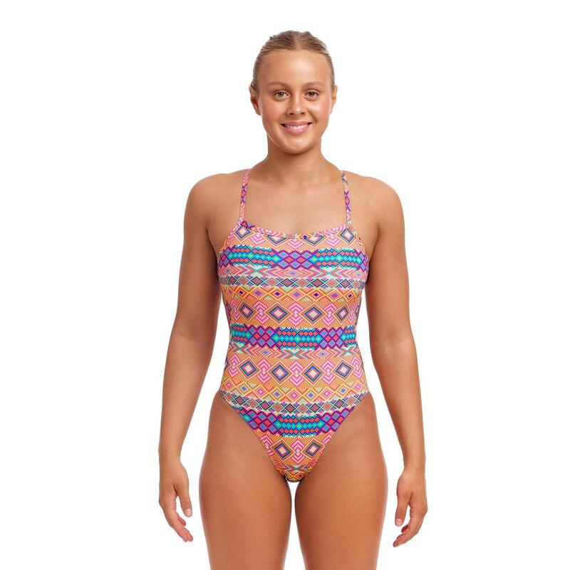 Funkita Ladies Twisted One Piece Devil In Detail