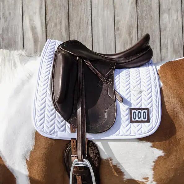 Saddle Pad fishbone competiton Dressage navy