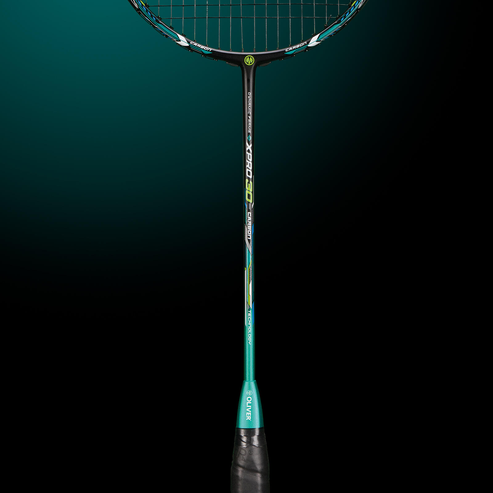 Raqueta de bádminton OLIVER - XPRO 30 negro/petróleo 5/6
