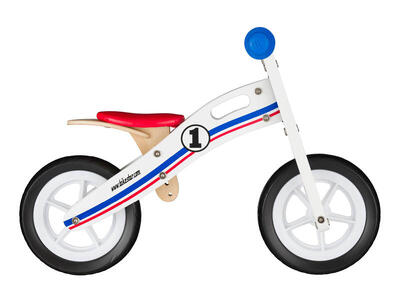 Bikestar. Laufrad aus Holz. 12 Zoll. weiß