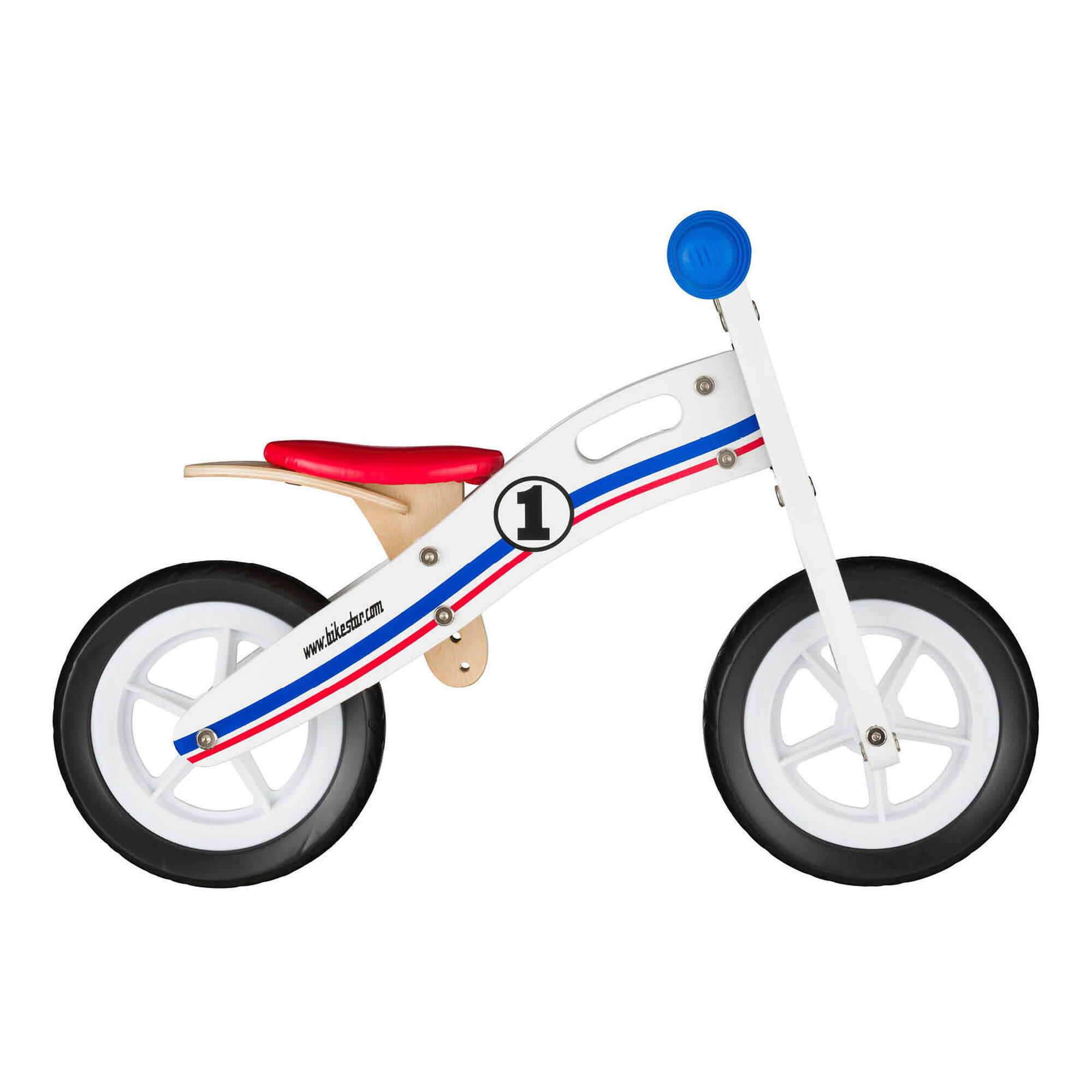 Bikestar - Draisienne 10 Pouces Enfant 2 Ans Bois - Draisienne - Blanc|bleu|rouge - 10" - Decathlon