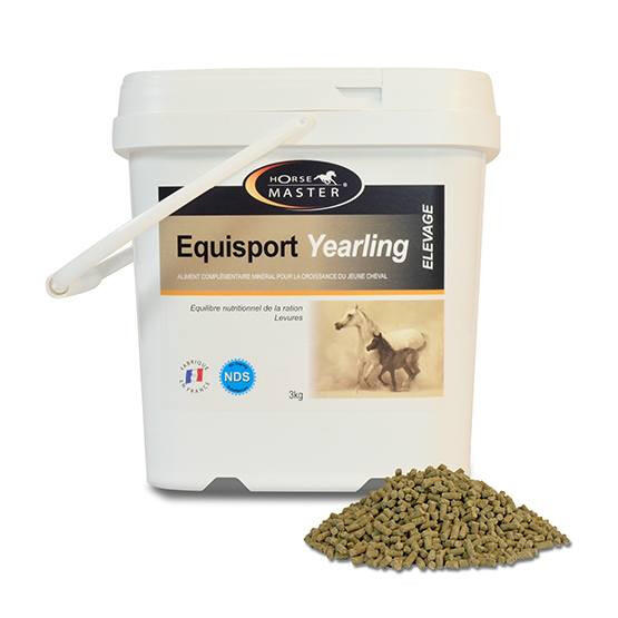 HORSE MASTER Equisport yearling 3 kg mangime complementare per puledri e giovani cavalli 