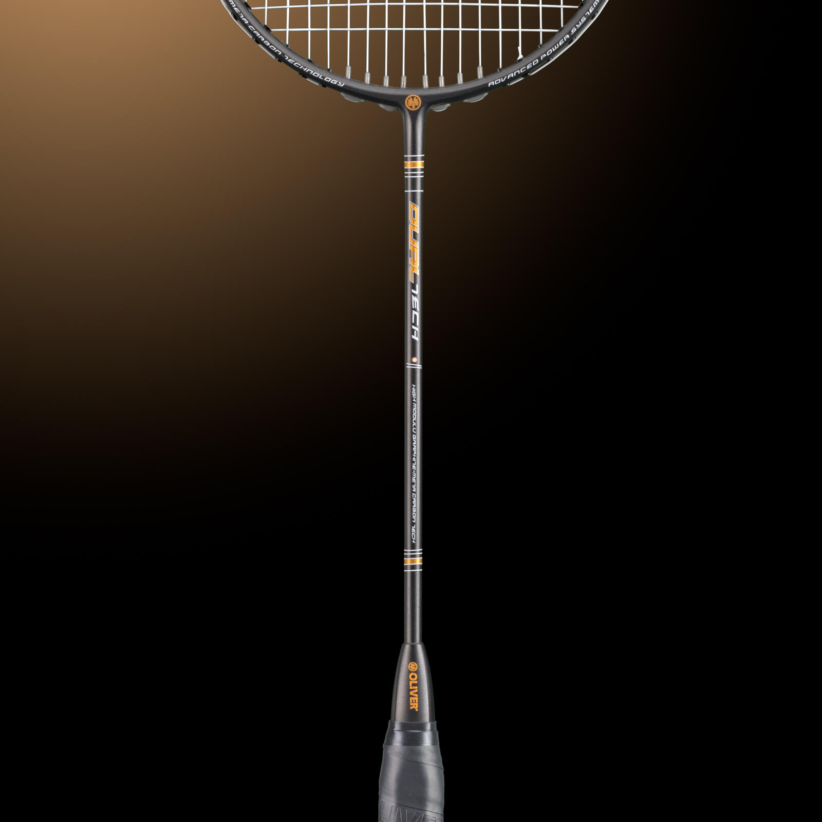 Raquette de badminton OLIVER - DUAL TEC Noir/Or 5/6