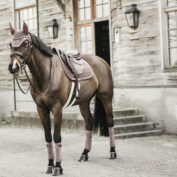 Kentucky Horsewear - Wellington Oornetje - Velvet - Lichtpaars - Voor Paard