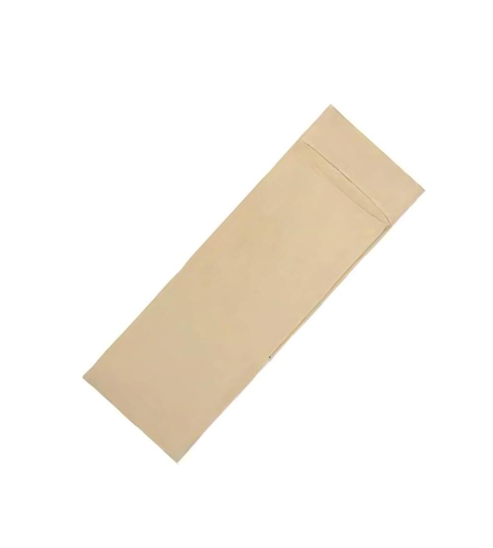 Forro Interior para Saco de Dormir de Algodón Khaki Claro 4/6