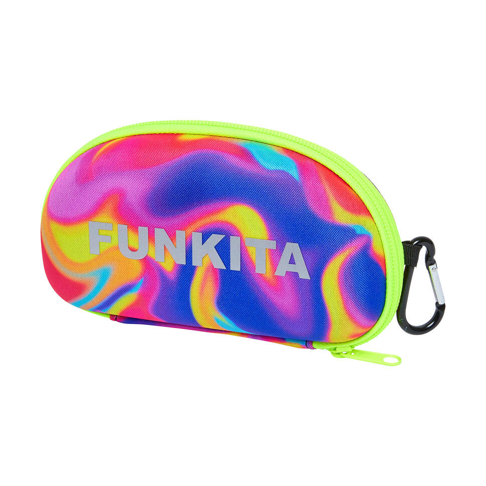 Etui na okulary pływackie twarde futerał pokrowiec Funkita Summer Swirl