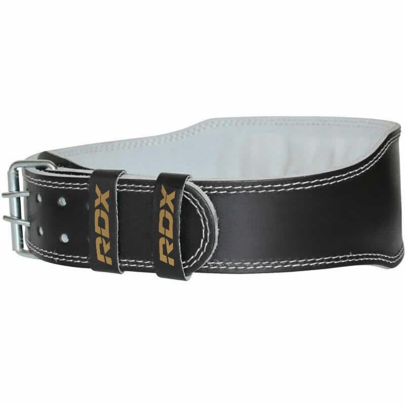 Ceinture d'haltérophilie en cuir Gym - 2XL