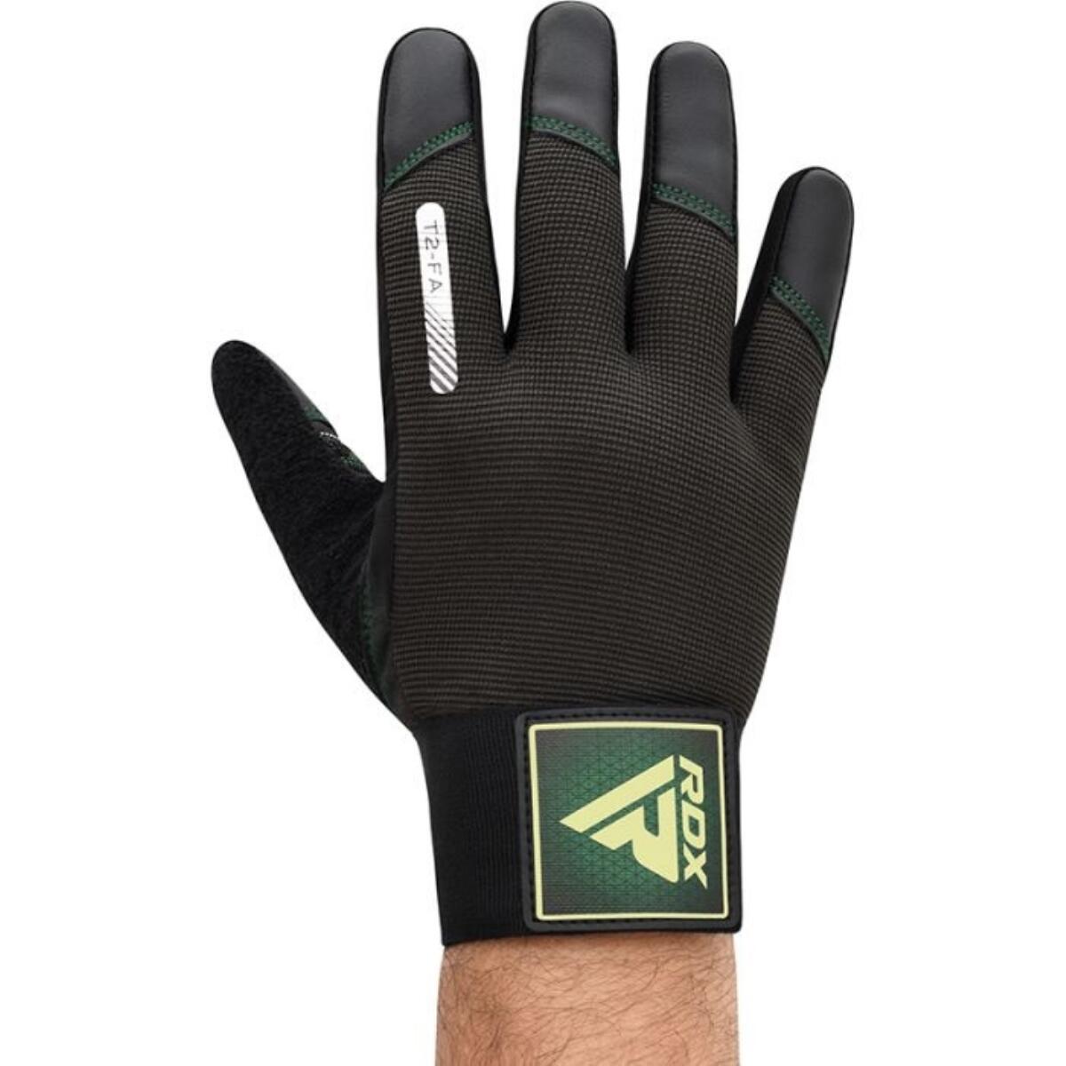 Gym Gloves T2 - Full Finger Groen - Legergroen - S 5/7