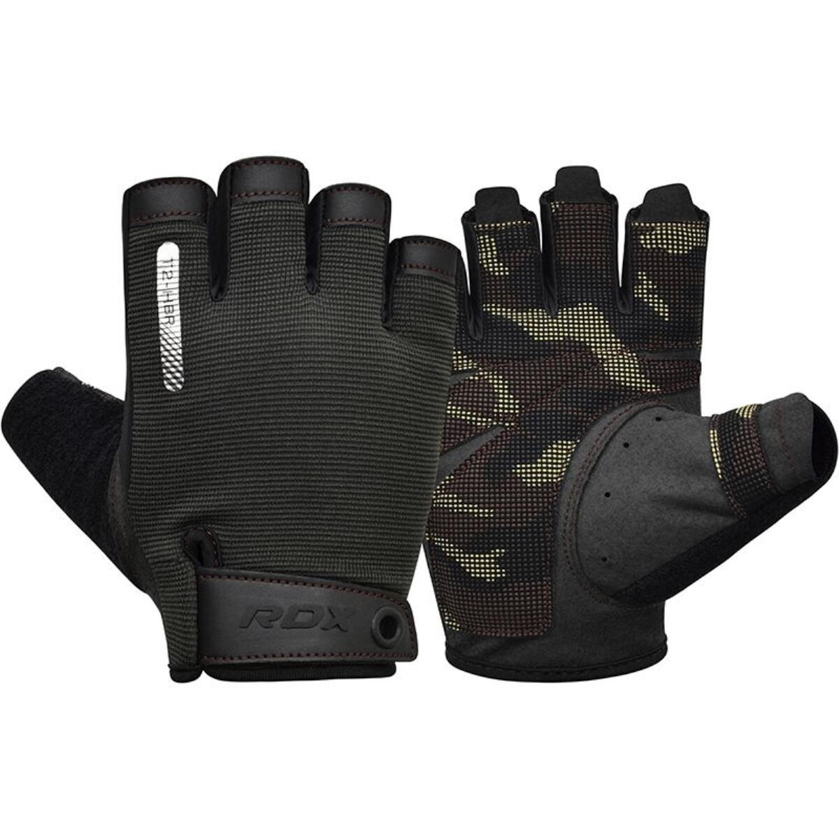 Rdx Sports - Gants De Musculation T2 – Doigts Coupés - Gants - Marron - S - Decathlon