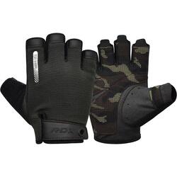 T1 Fitness Handschoenen - Met open vingertoppen - Camouflage - Unisex