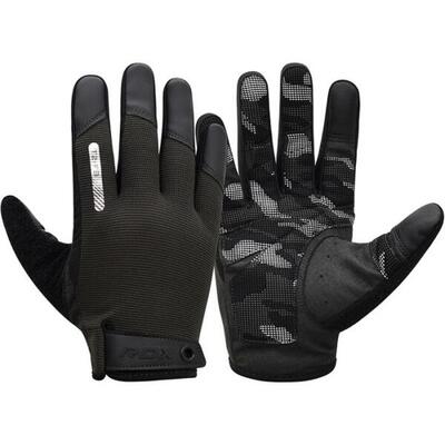 Gym gloves t2 - full finger zwart - zwart - m