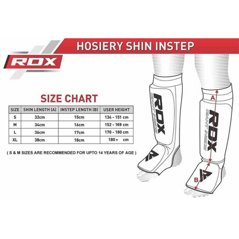 Hosiery Shin Instep Foam - Rood - Maat: XL