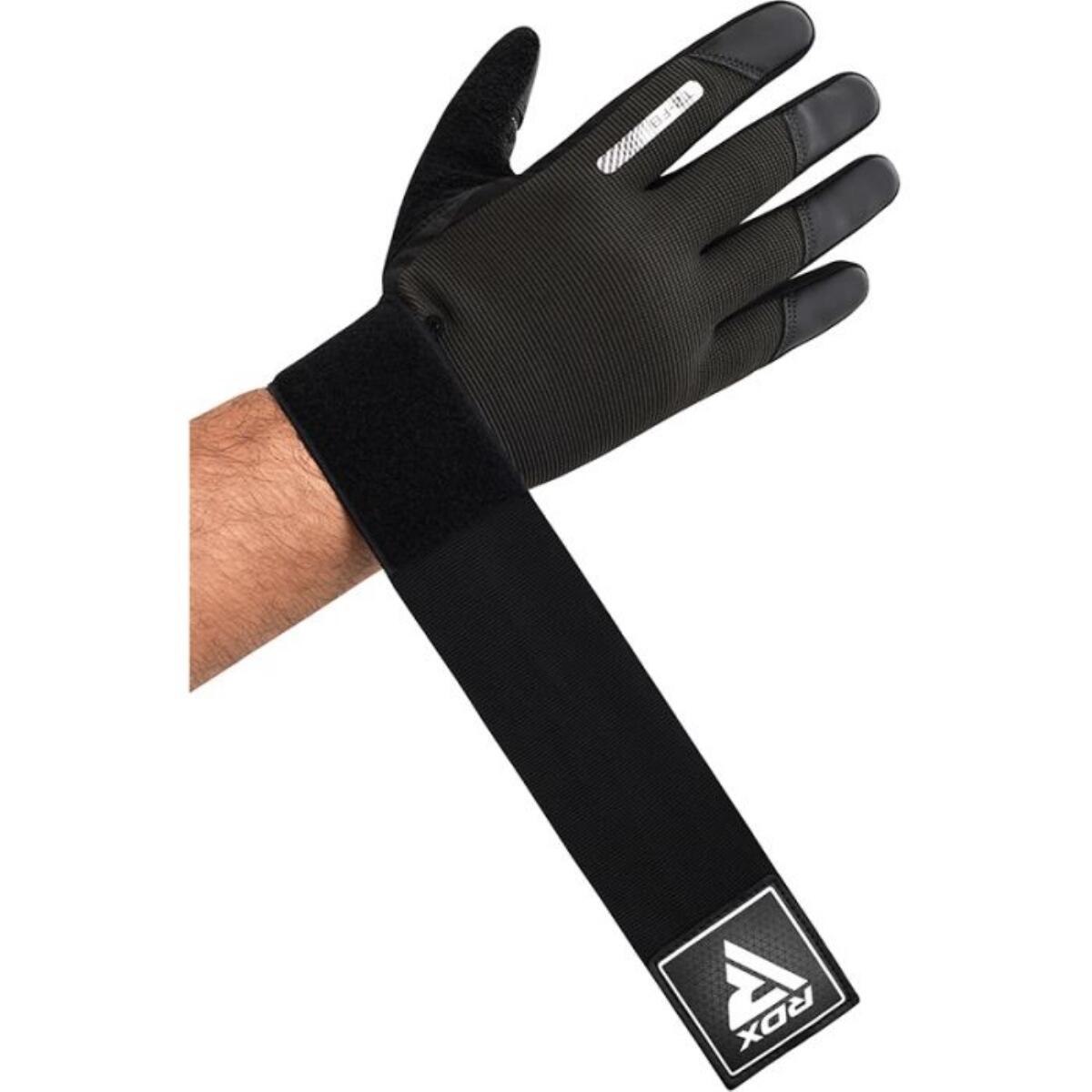 Gym Gloves T2 - Full Finger Zwart - Zwart - S 3/7