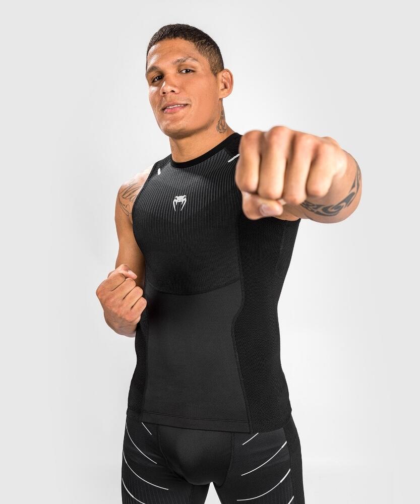 Venum Rashguard Sleevless Biomecha - Black/Grey - XL 2/6