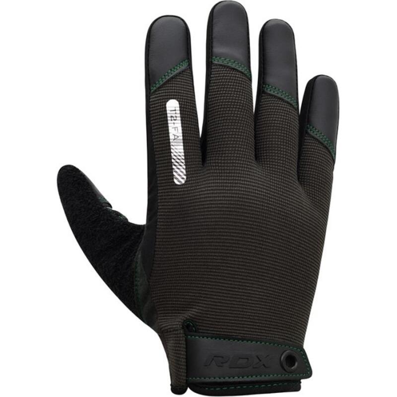 Gants de gymnastique T2 - Doigt complet - Vert armée - M