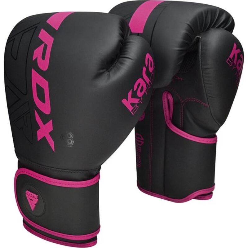 F6 Kara Guanti da Boxe - Guanti da Combattimento - Boxe - Nero Opaco