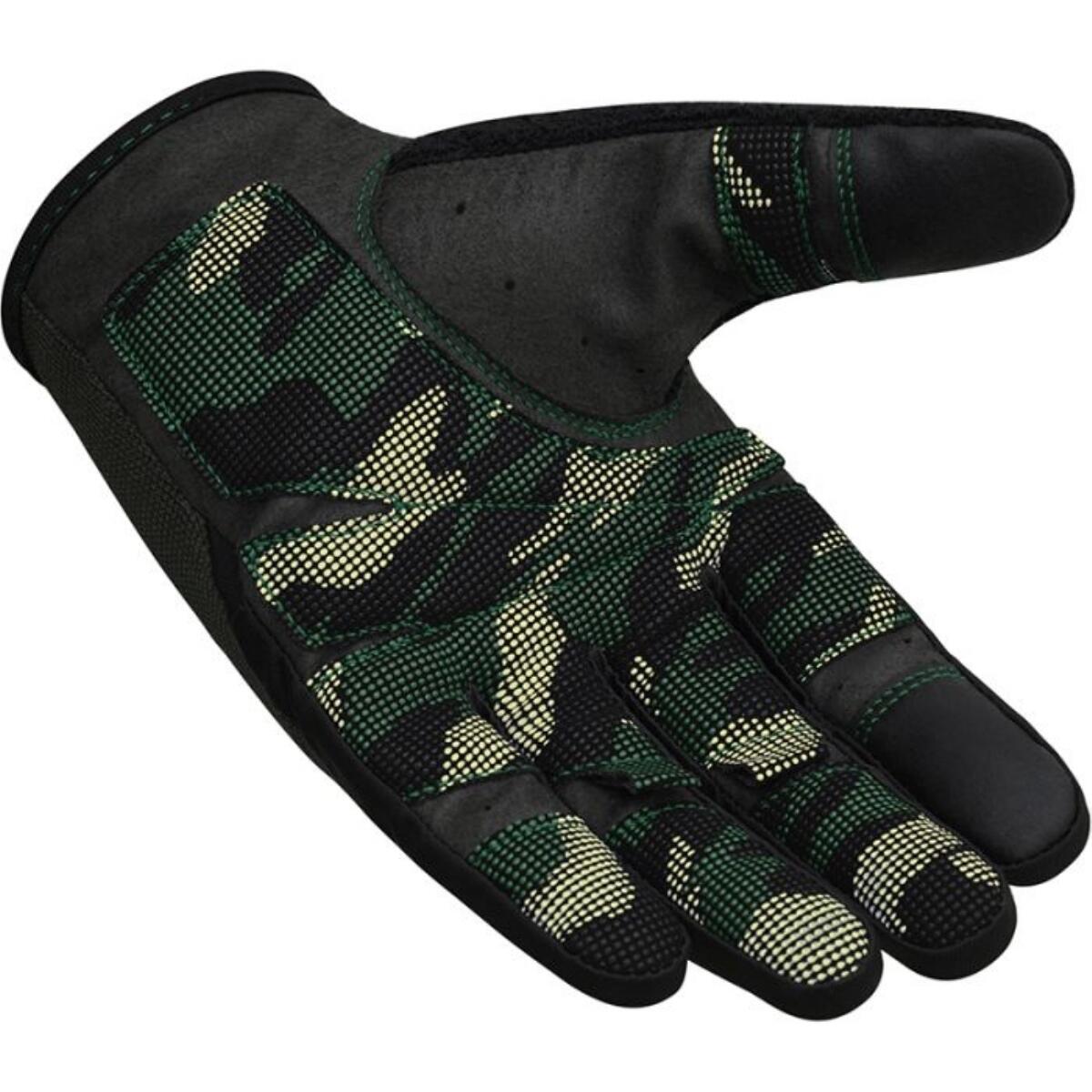 Gym Gloves T2 - Full Finger Groen - Legergroen - S 4/7