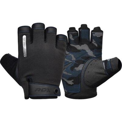 Gym gloves t2 - half finger blauw - blauw - s