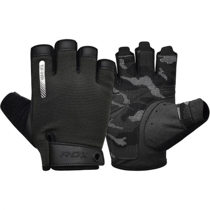 Guantes de fitness T1 - Avec bouts de doigts ouverts - Camouflage - Unisex