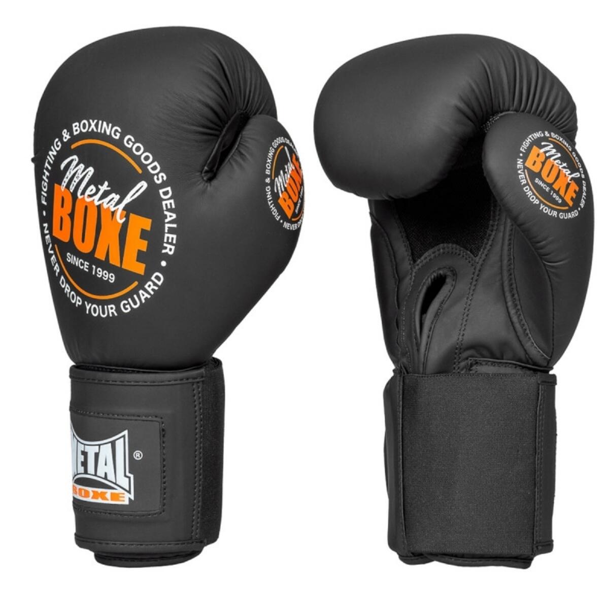 Luvas de boxe 'Drop your guard' (Nunca baixe a sua guarda) Metal Boxe