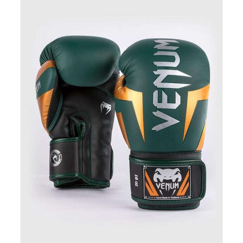 Mănuși box adulți Venum Elite verde